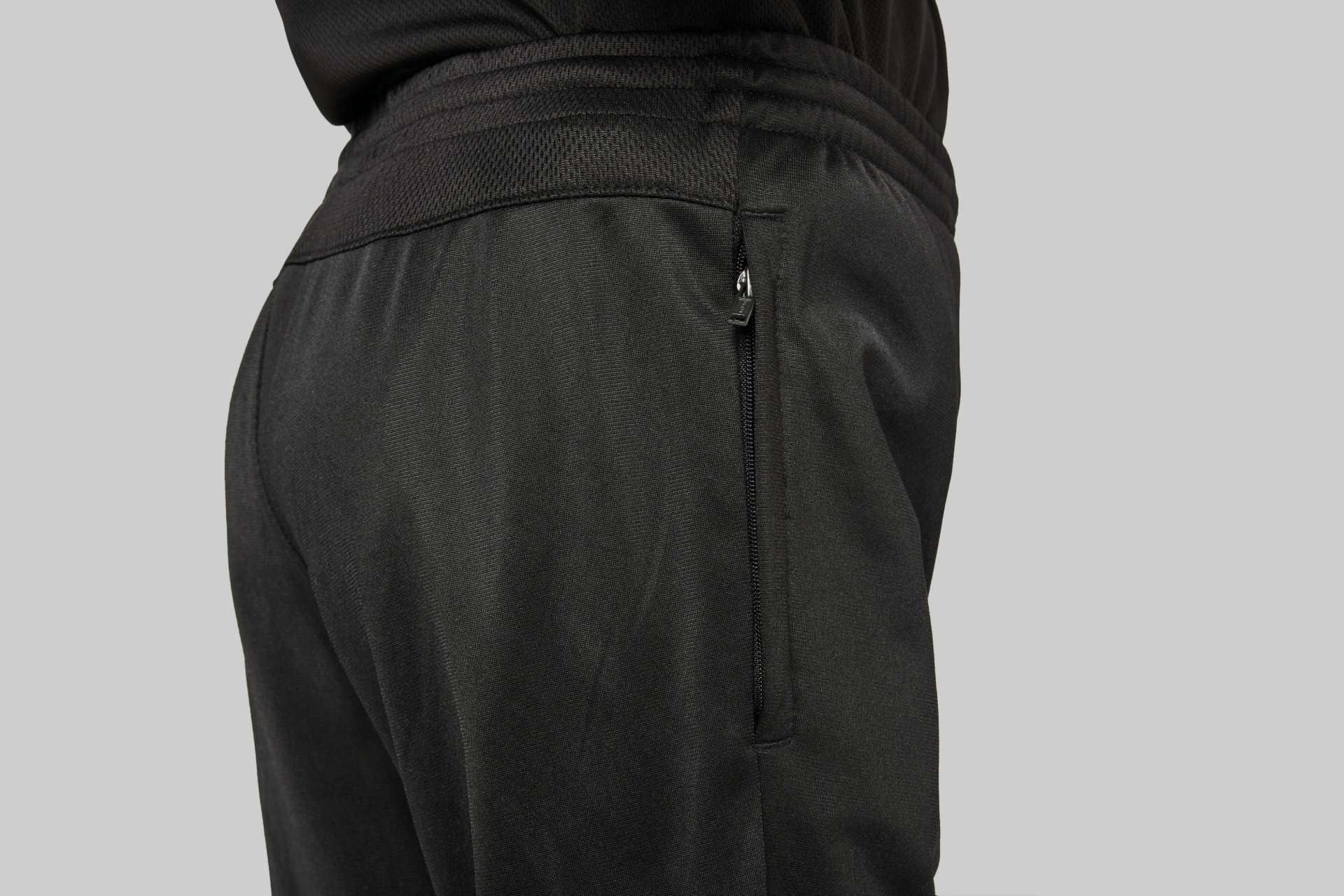 KIDS' TRACKSUIT BOTTOMS - Black - Additional