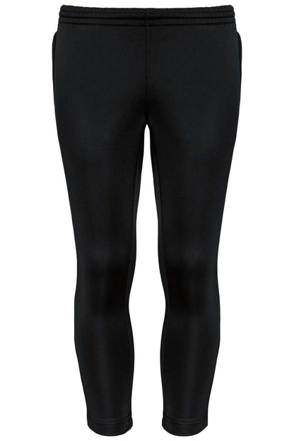 KIDS' TRACKSUIT BOTTOMS - Black - Additional