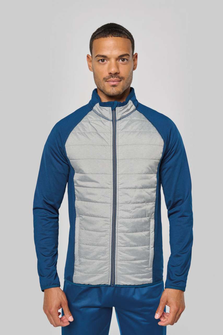 DUAL-FABRIC SPORTS JACKET - Black/Black - Additional