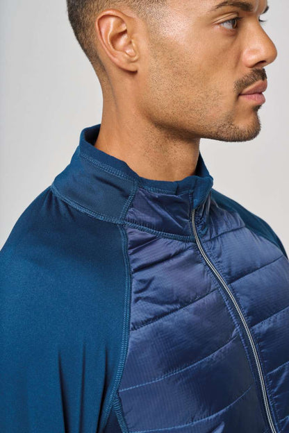 DUAL-FABRIC SPORTS JACKET - Black/Black - Additional