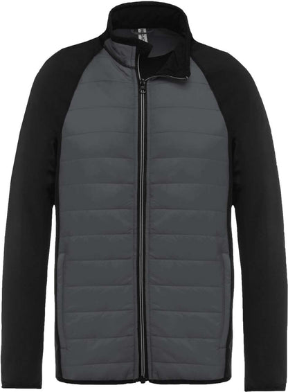 DUAL-FABRIC SPORTS JACKET - Sporty Grey/Black - Main