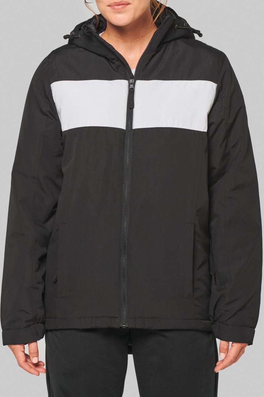 UNISEX CLUB JACKET - Black/White - modelimageurl