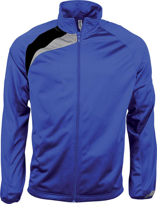 UNISEX TRACKSUIT TOP - Sporty Royal Blue/Black/Storm Grey - Main
