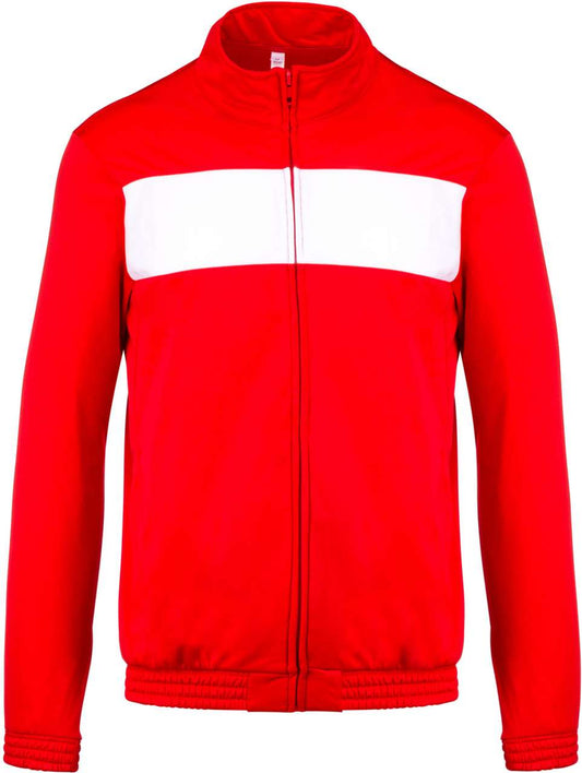 ADULT TRACKSUIT TOP - Sporty Red/White - Main