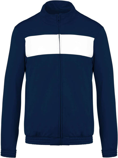 KIDS' TRACKSUIT TOP - Sporty Navy/White - Main