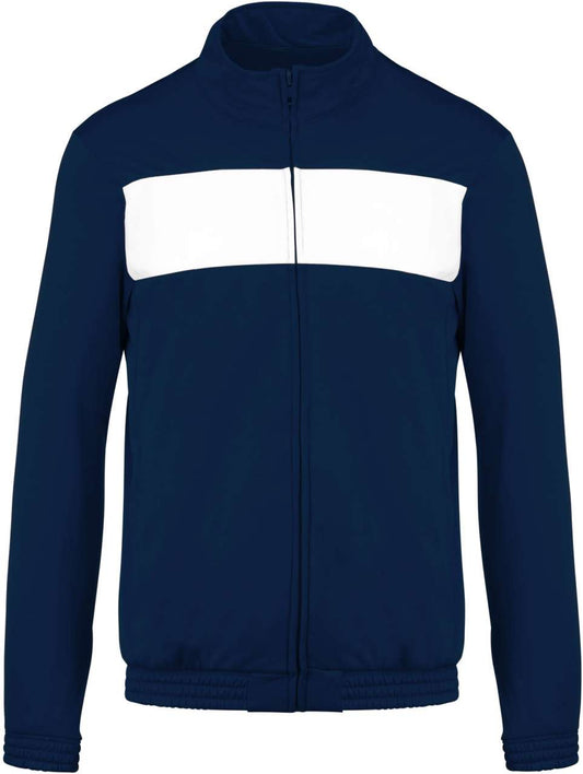 KIDS' TRACKSUIT TOP - Sporty Navy/White - Main