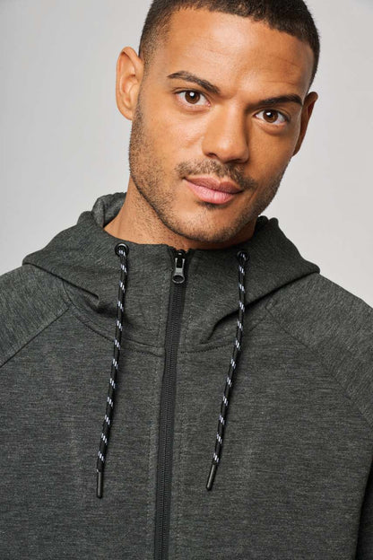 MEN'S HOODED SWEATSHIRT - Ash Heather - Additional