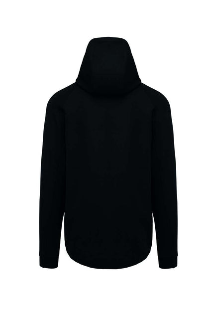 MEN'S HOODED SWEATSHIRT - Black - Additional