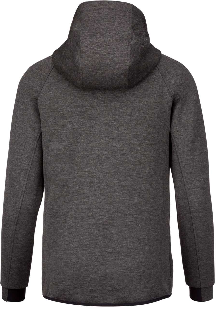 MEN'S HOODED SWEATSHIRT - Deep Grey Heather - Additional