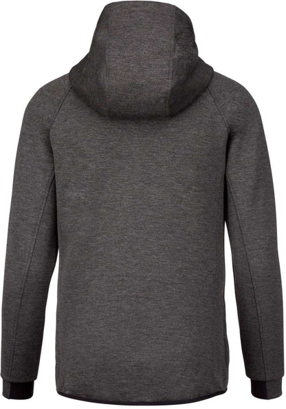 MEN'S HOODED SWEATSHIRT - Deep Grey Heather - Additional