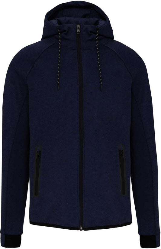 MEN'S HOODED SWEATSHIRT - French Navy Heather - Main