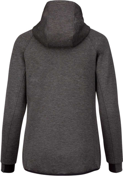 LADIES’ HOODED SWEATSHIRT - Deep Grey Heather - Additional