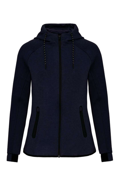 LADIES’ HOODED SWEATSHIRT - French Navy Heather - Additional