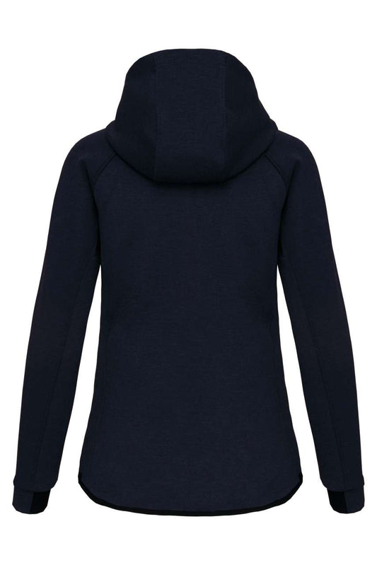 LADIES’ HOODED SWEATSHIRT - French Navy Heather - Main