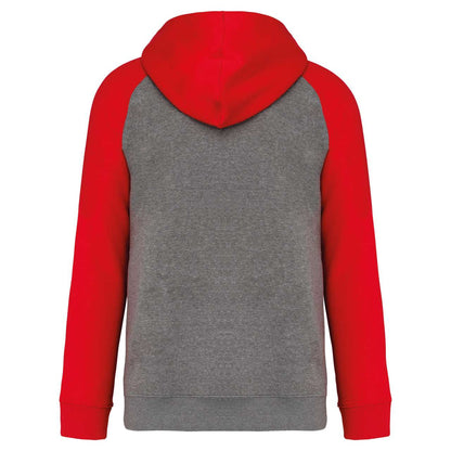 PA369 Grey Heather/Sporty Red