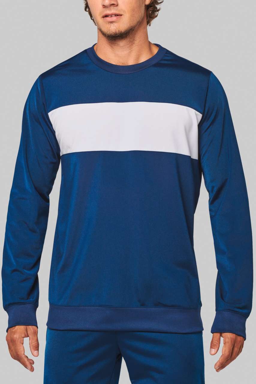 POLYESTER SWEATSHIRT - Sporty Navy/White - modelimageurl
