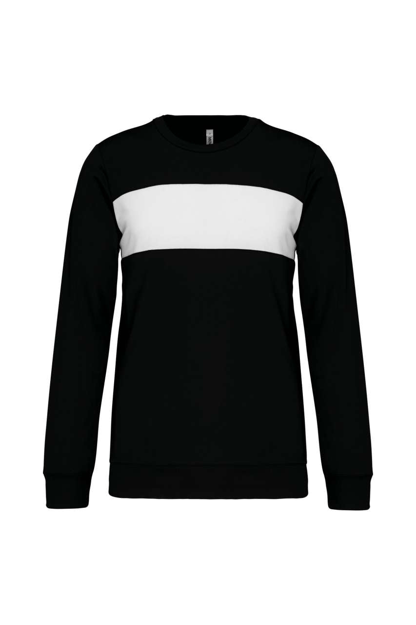 POLYESTER SWEATSHIRT - Black/White - colorimageurl