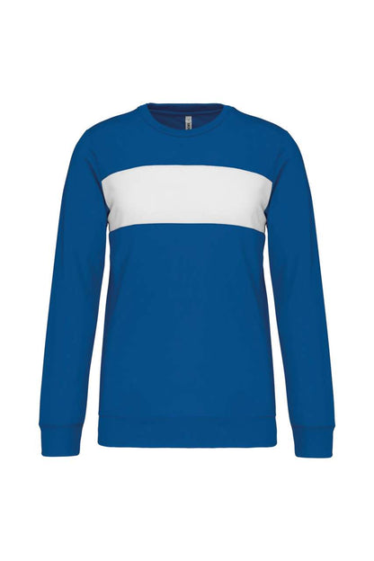 POLYESTER SWEATSHIRT - Sporty Royal Blue/White - colorimageurl