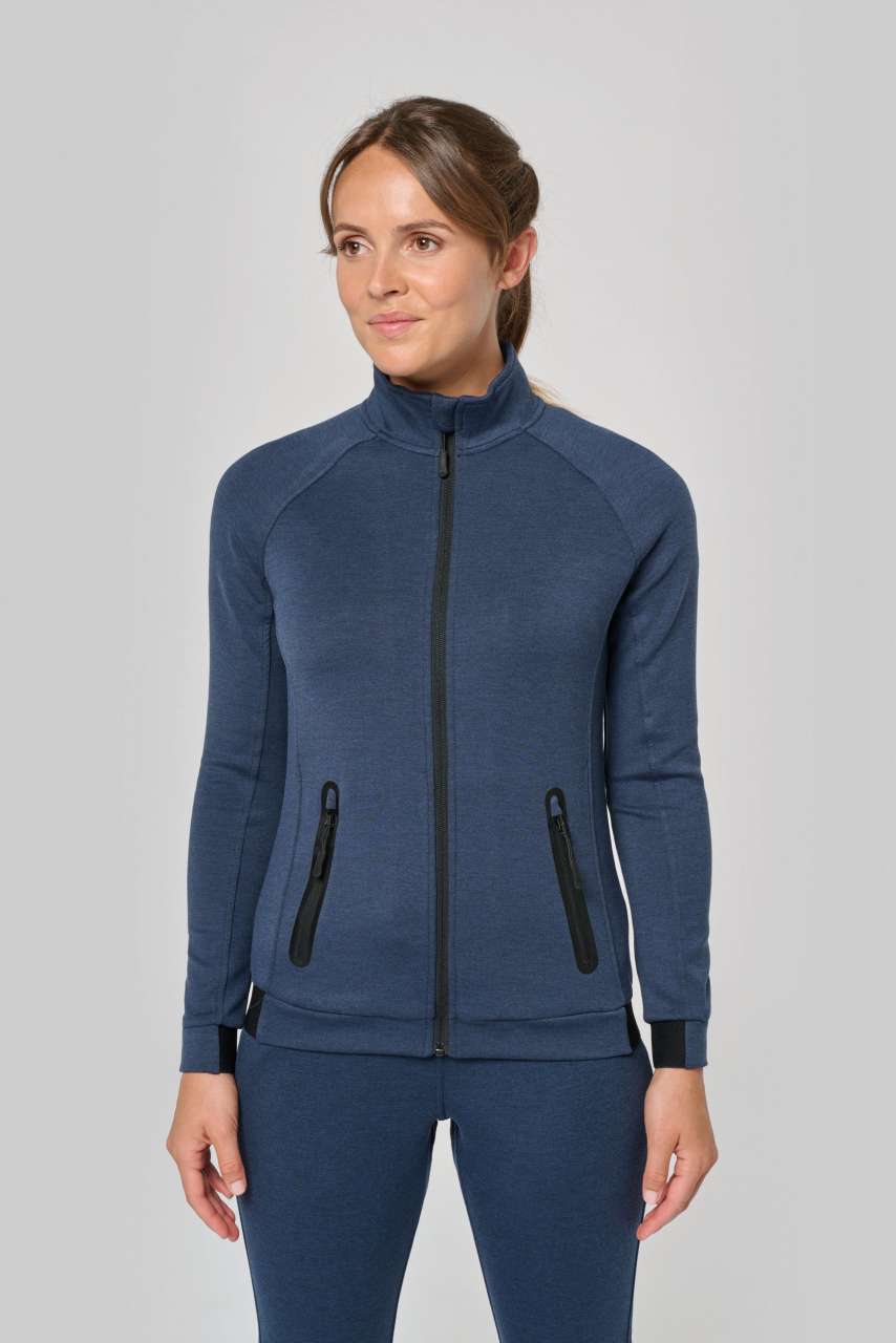 LADIES' HIGH NECK JACKET - Black - modelimageurl