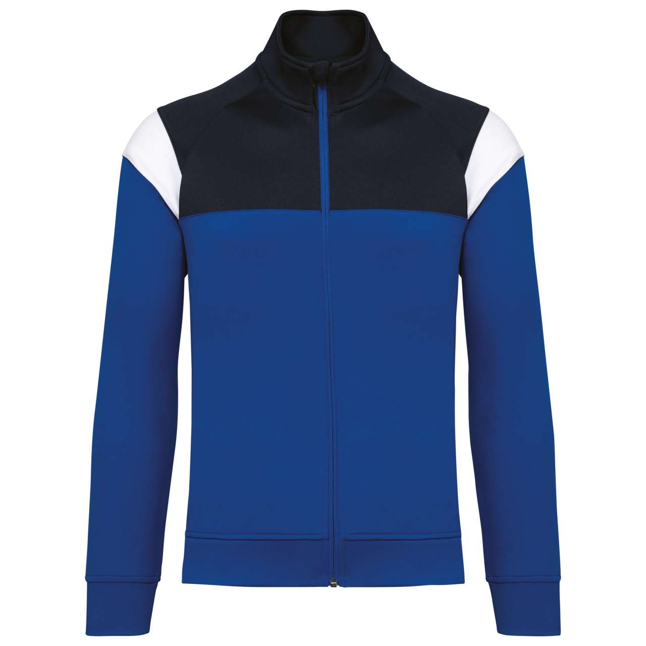 ADULT ZIPPED TRACKSUIT JACKET - Dark Royal Blue/Navy - colorimageurl