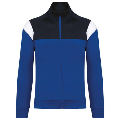 ADULT ZIPPED TRACKSUIT JACKET - Dark Royal Blue/Navy - colorimageurl