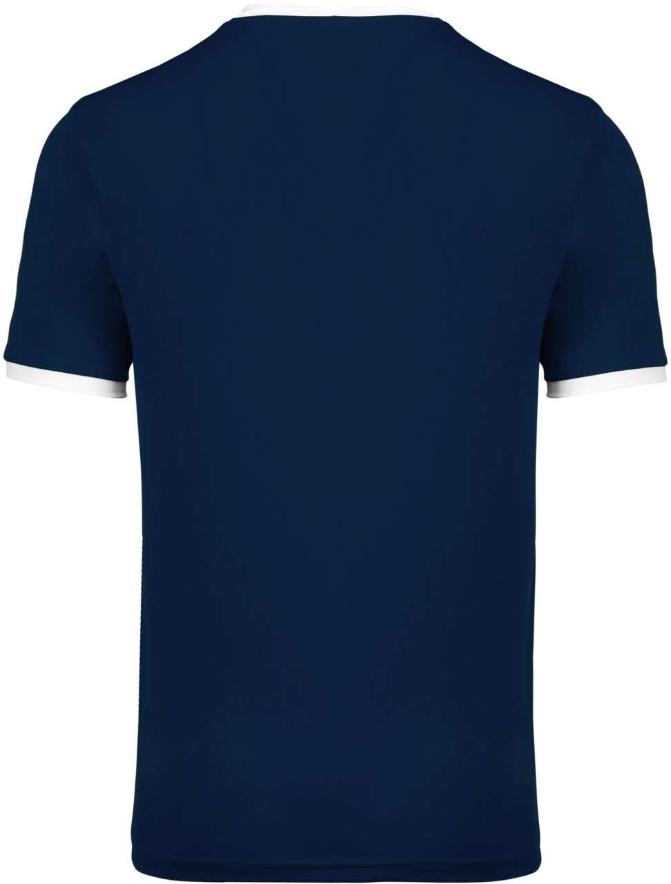 ADULTS' SHORT-SLEEVED JERSEY - Sporty Navy/White - Additional