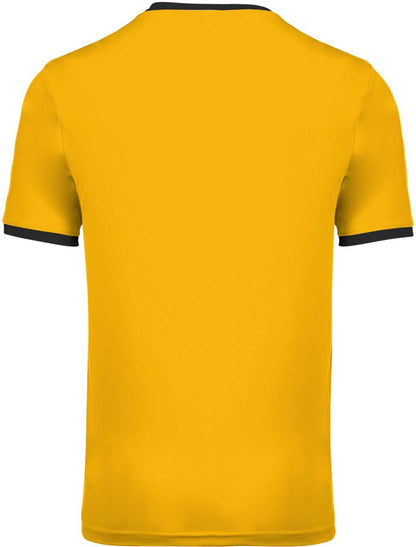 ADULTS' SHORT-SLEEVED JERSEY - Sporty Yellow/Black - Additional
