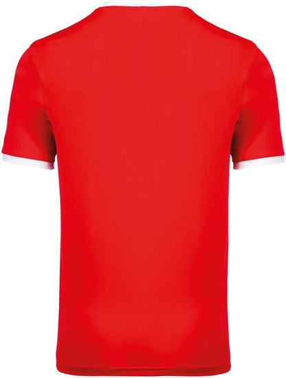 KIDS’ SHORT-SLEEVED JERSEY - Sporty Red/White - Additional