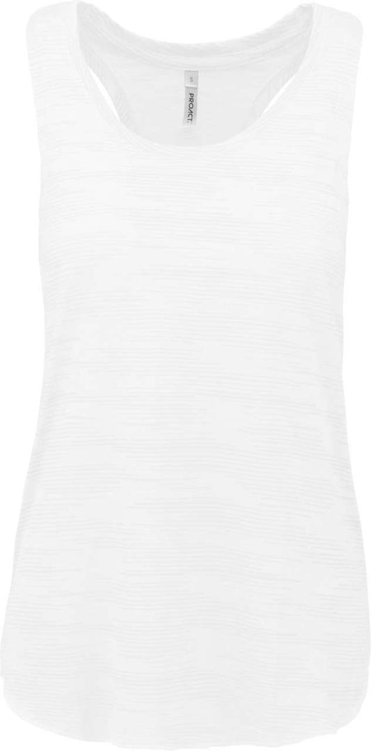 LADIES' SPORTS TANK TOP - White - colorimageurl