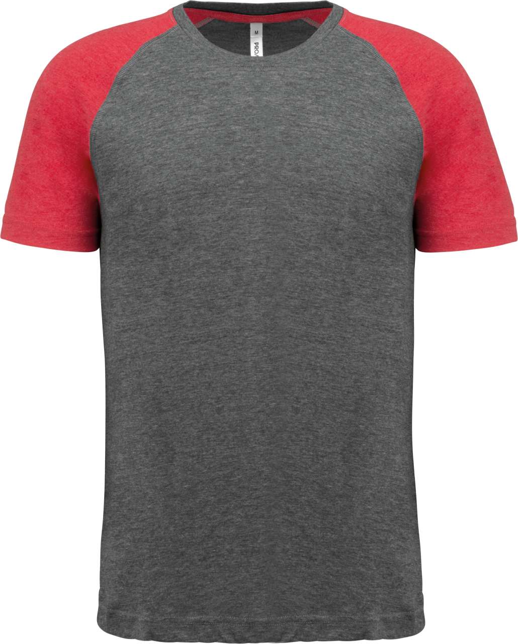 PA4010 Grey Heather/Sporty Red Heather