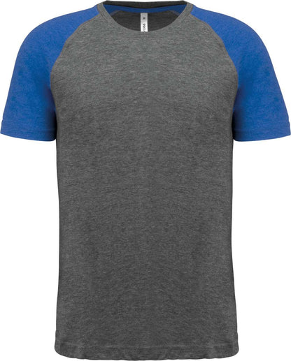 PA4010 Grey Heather/Sporty Royal Blue Heather