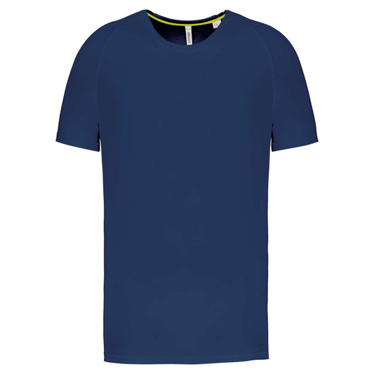 MEN'S RECYCLED ROUND NECK SPORTS T-SHIRT - Sporty Navy - colorimageurl