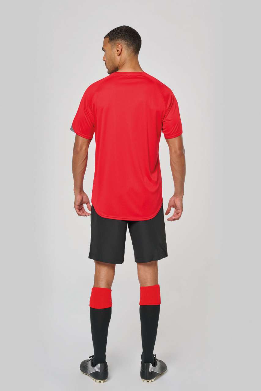 ADULTS' SHORT-SLEEVED JERSEY - Black/White/Storm Grey - Additional