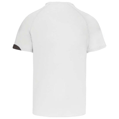 ADULTS' SHORT-SLEEVED JERSEY - White/Sporty Red/Storm Grey - Additional