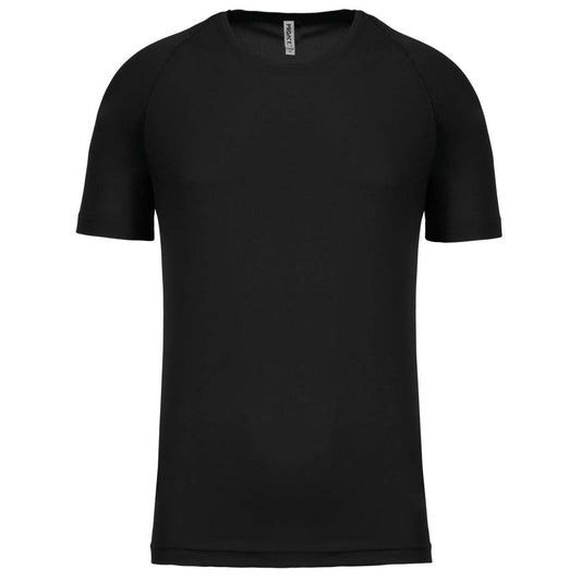 MEN'S SHORT-SLEEVED SPORTS T-SHIRT - Black - Main