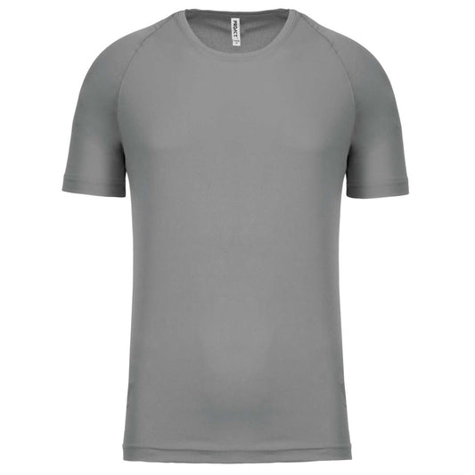 MEN'S SHORT-SLEEVED SPORTS T-SHIRT - Fine Grey - Main