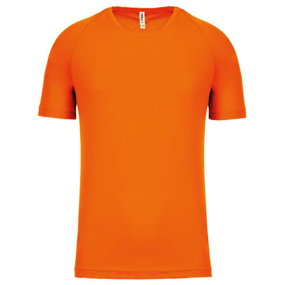 MEN'S SHORT-SLEEVED SPORTS T-SHIRT - Fluorescent Orange - Main