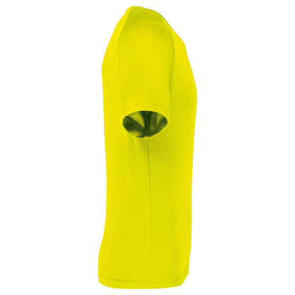 MEN'S SHORT-SLEEVED SPORTS T-SHIRT - Fluorescent Yellow - Additional