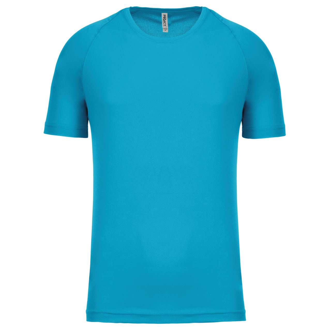 MEN'S SHORT-SLEEVED SPORTS T-SHIRT - Light Turquoise - Main