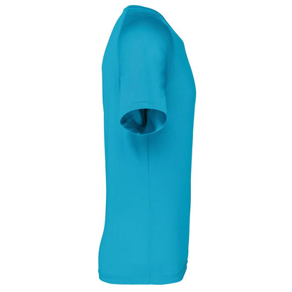MEN'S SHORT-SLEEVED SPORTS T-SHIRT - Light Turquoise - Additional