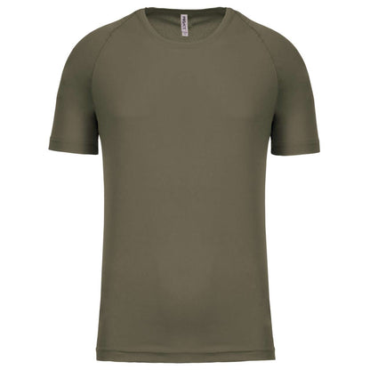 MEN'S SHORT-SLEEVED SPORTS T-SHIRT - Olive - Main