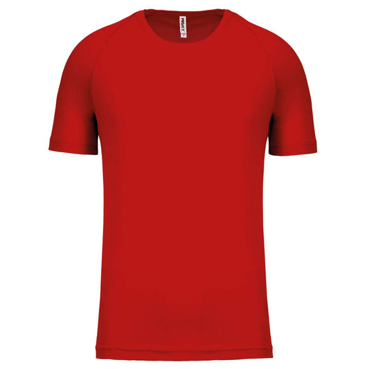 MEN'S SHORT-SLEEVED SPORTS T-SHIRT - Red - Main