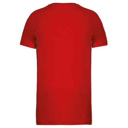 MEN'S SHORT-SLEEVED SPORTS T-SHIRT - Red - Additional