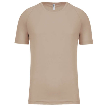 MEN'S SHORT-SLEEVED SPORTS T-SHIRT - Sand - Main