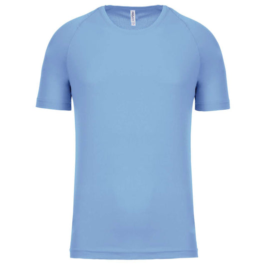 MEN'S SHORT-SLEEVED SPORTS T-SHIRT - Sky Blue - Main
