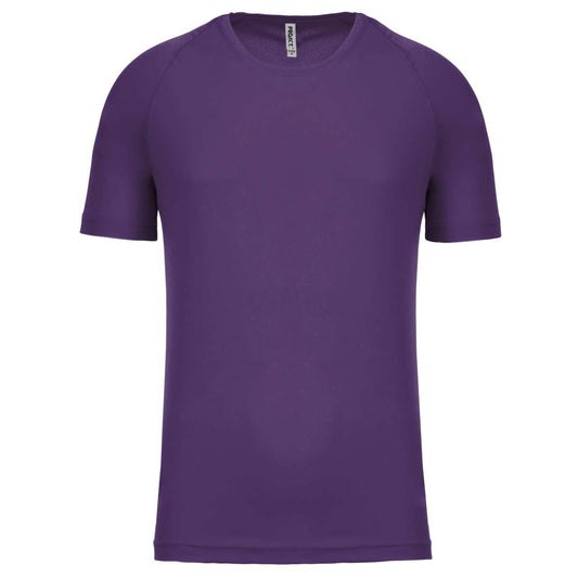 MEN'S SHORT-SLEEVED SPORTS T-SHIRT - Violet - Main