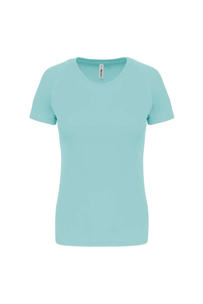 LADIES' SHORT-SLEEVED SPORTS T-SHIRT - Ice Mint - Main