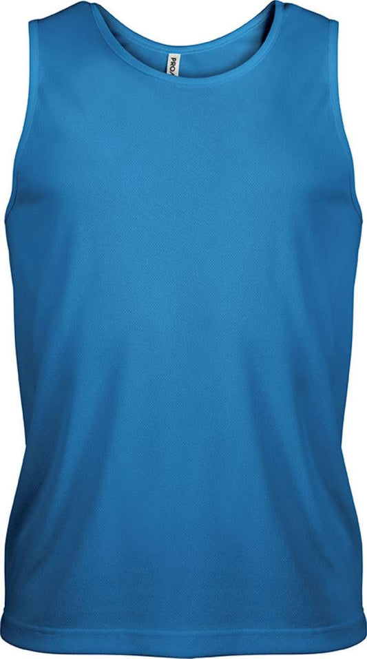 MEN’S SPORTS VEST - Aqua Blue - Main