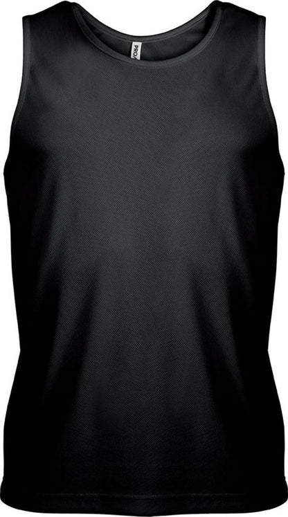 MEN’S SPORTS VEST - Black - Main