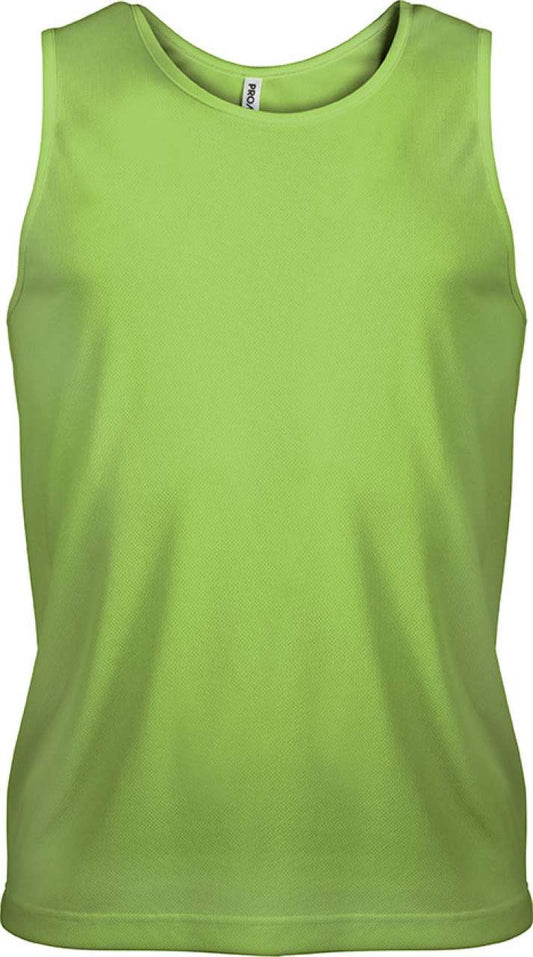 MEN’S SPORTS VEST - Lime - Main